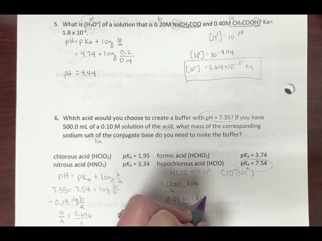 Aqueous Ionic Equilibria Practice #6