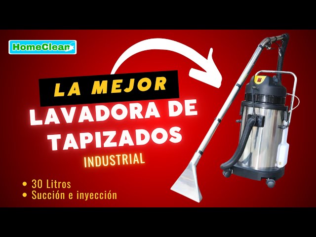 LA MEJOR ASPIRADORA Y LAVADORA DE TAPICERIA INDUSTRIAL 30 LITROS HOMECLEAN