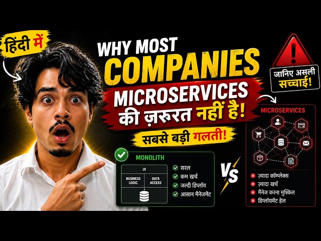 Why Most Companies Don't Need Microservices | Biggest Architecture Mistake?