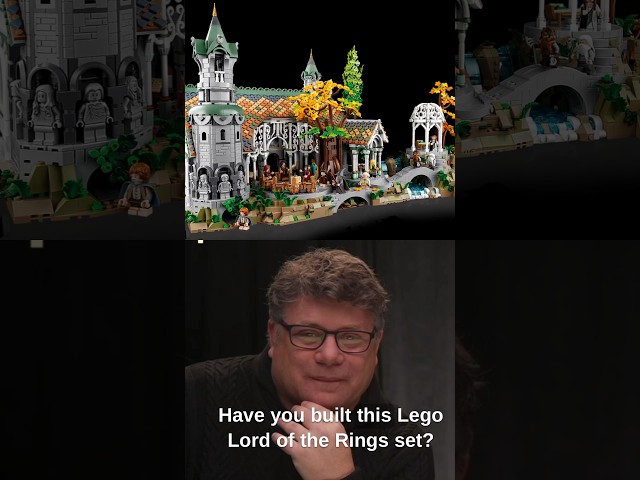Has Sean Astin Built LEGO Rivendell? #seanastin #lego #lotr
