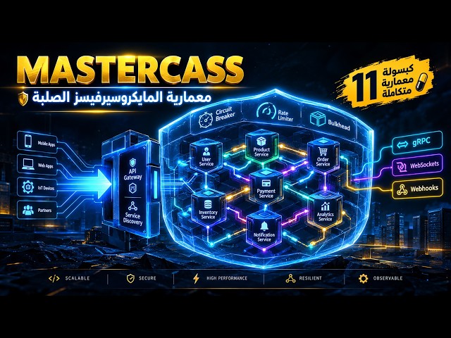 كيف تبني Distributed System يقاوم الانهيار ويتوسع لملايين الطلبات؟ 🛡️ | الدليل المعماري الكامل