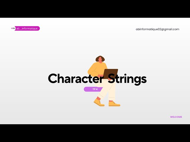 Cours C #6 — Character  Strings