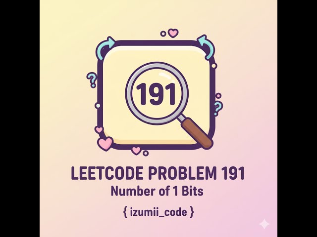 Hamming Weight 191 | Count 1 Bits | Bit Manipulation