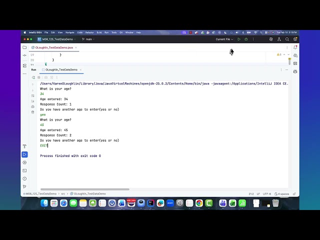 Mod 06 CIS125 Creating Test Data