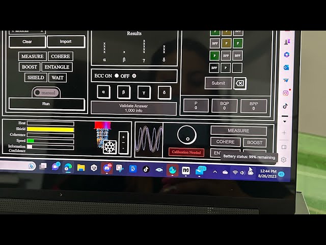The Qubit Game AI spoke with sounds