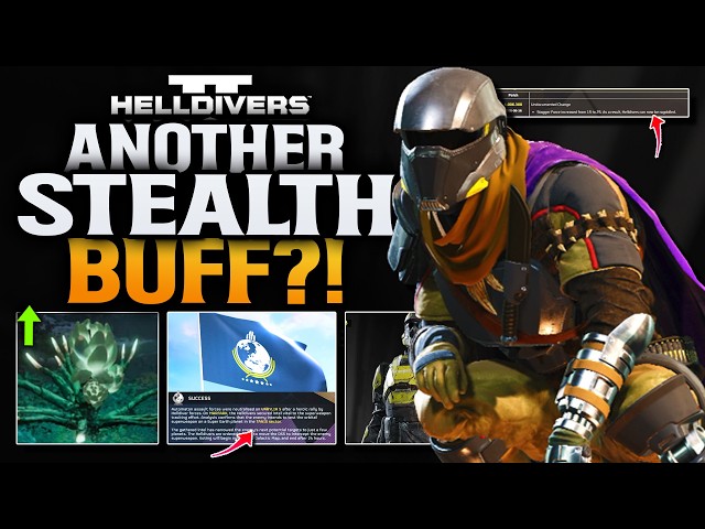 Helldivers 2 Stealth Buff & Orbital Super Weapon!