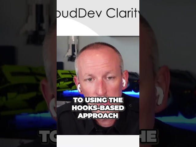 Unleashing the power of hooks - writing less React code