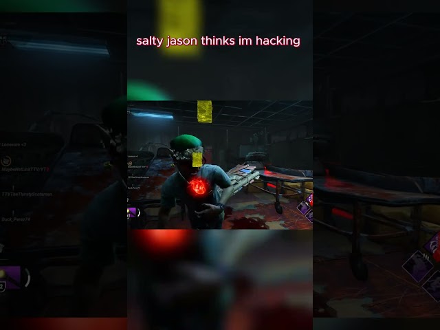 salty jason thinks im hacking #dbd #deadbydaylight #dbdyoutube #gaming #dbdshorts #shorts #short