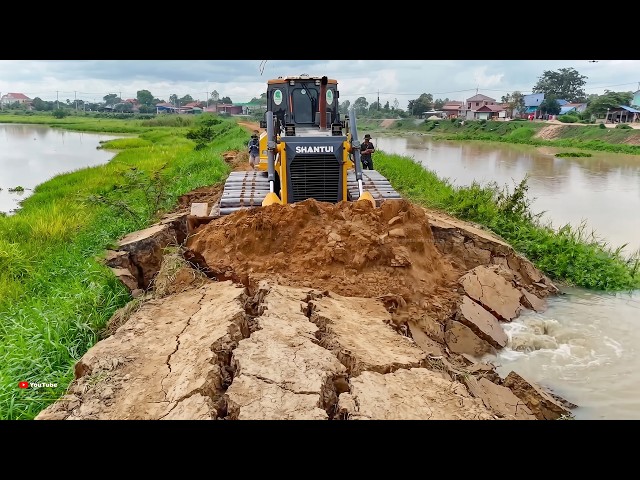 Epic Wow Starting NEW!! Process Clearing Soils​ Grass On Road Construction with Skills ShaNtui doZer