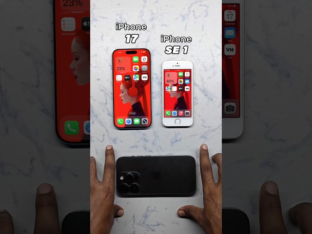 😳 iPhone 17 vs iPhone SE1 Speed Test #iphone #shorts