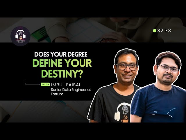 BIOMEDICAL SCIENTIST TO DATA ENGINEER: Career Change Nobody Expected:  Imrul Faisal. Chaer CupE S2E2