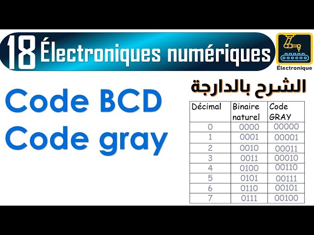 018 présentation code bcd et code gray