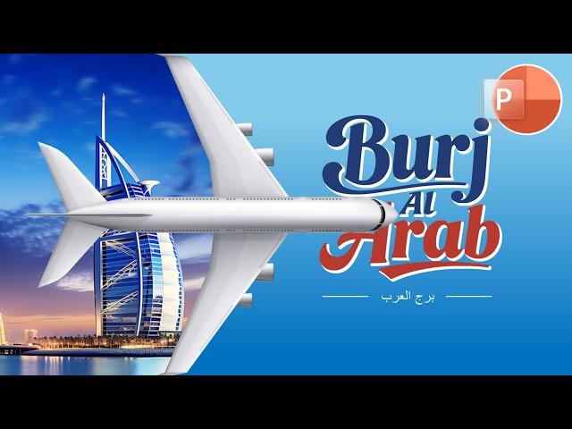 I Created a Cinematic Airplane Animation in PowerPoint