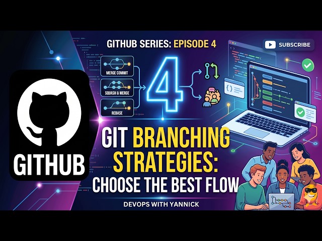 Branches and Merges strategies with GitHub: squash, rebase, merge-commit !
