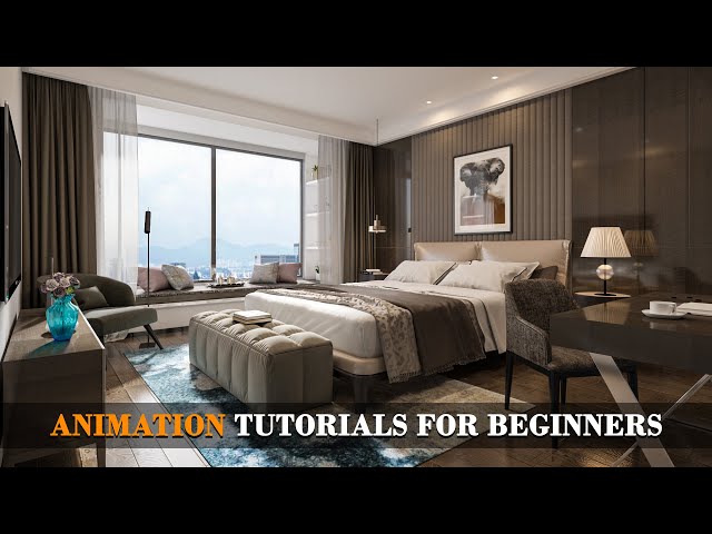 3ds max Interior  Animation tutorials for beginners