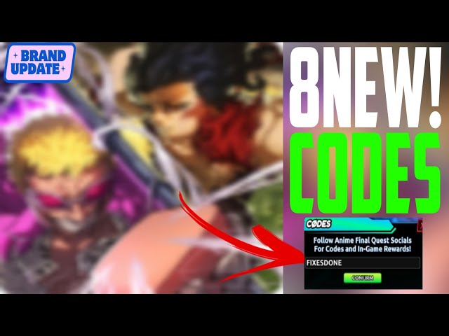 🔥 ANIME FINAL QUEST NEW CODES 2026! 🎁 | FREE REWARDS, GEMS & MORE!
