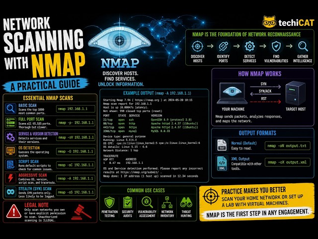 Network Scanning with Nmap | A Practical Guide for Beginners