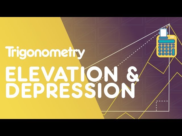 Angles Of Elevation & Depression | Trigonometry | Maths | FuseSchool