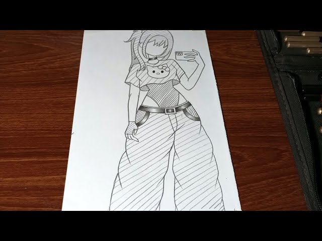 how to draw anime girl full body | how to draw a body | how to draw a girl body | how to draw anime