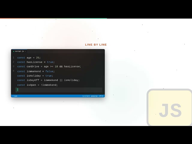 JavaScript - Web development basic Series: Logical Operators in JavaScript