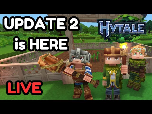 Update 2 is HERE in HYTALE! Let Explore LIVE |