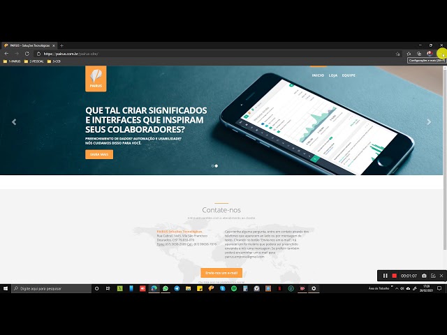 WINDOWS 10 – MICROSSOFT EDGE – Fixando site à sua barra de tarefas