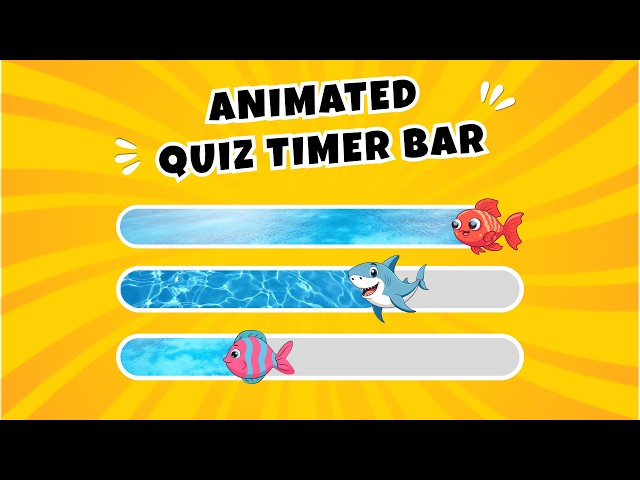 How to Create Animated Quiz Progress Bar Using Canva | Viral Quiz Video
