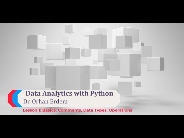 1. Basics: Comments, Operators, and Data Types
