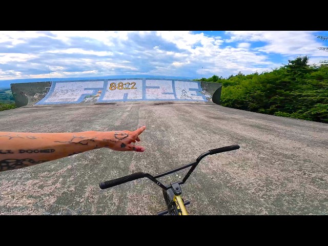 INSANE SECRET BMX SPOT IN THE MOUNTAINS / POV RIDING