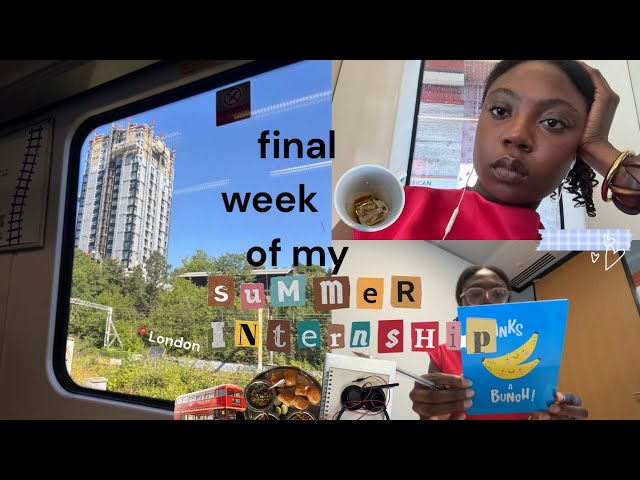final week as tech intern in London! 👩‍💻 4 hour commute & final goodbyes 