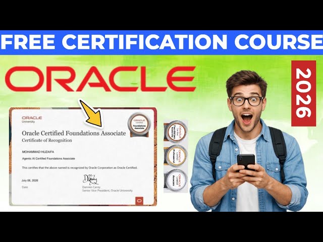FREE Oracle Agentic AI Certification 2026 | Online free course with Certificate | Free Certification
