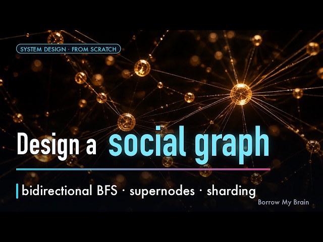 Design a Social Network: Bidirectional BFS, Supernodes, and Sharding — Real-Run