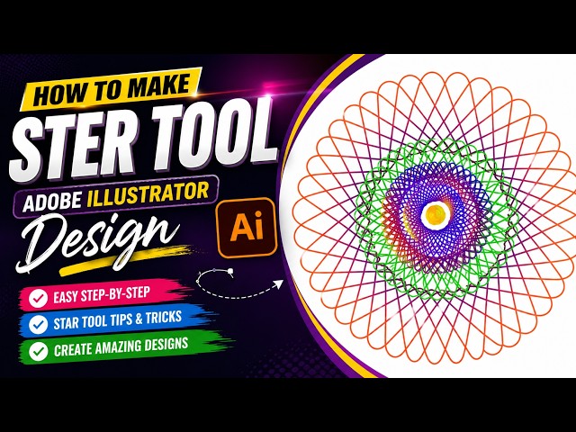 How To Make Ster Tool Adobe In Illustrator Design