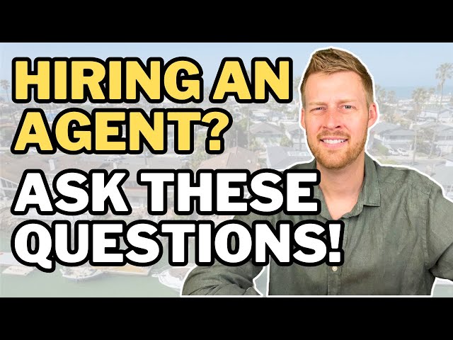 9 Interview Questions for Real Estate Agents!