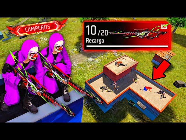 CAMPER CHALLENGE WITH THE NEW LEGENDARY BARRET in FREE FIRE 😰 “THEY IMPROVED IT”