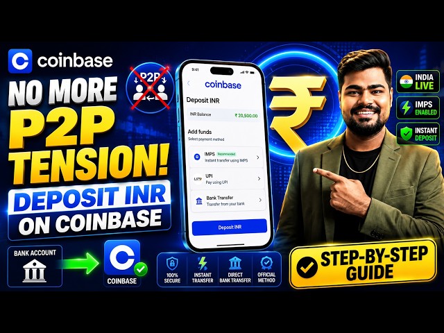 How To Deposit INR On Coinbase India 2026 | Direct IMPS Deposit Guide For Coinbase #coinbase