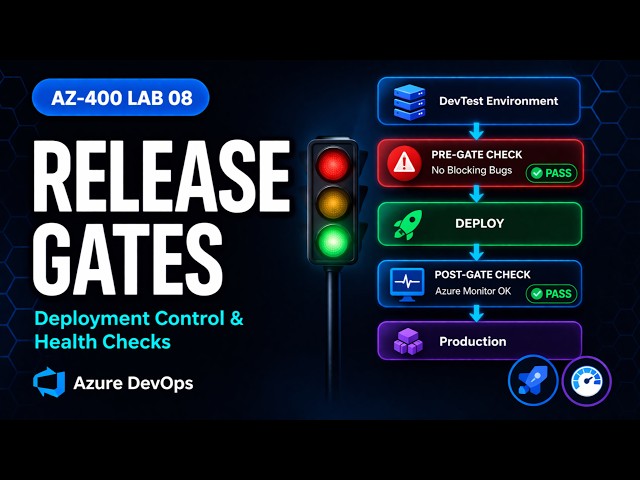 AZ400 Lab | Control Deployments using Release Gates | Azure DevOps Tutorial 2026