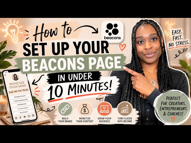 How to Set Up Your Beacons Page in Under 10 Minutes | Tutorials in Less Than 10 Minutes