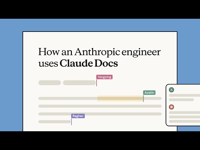 How an Anthropic engineer uses Claude Docs