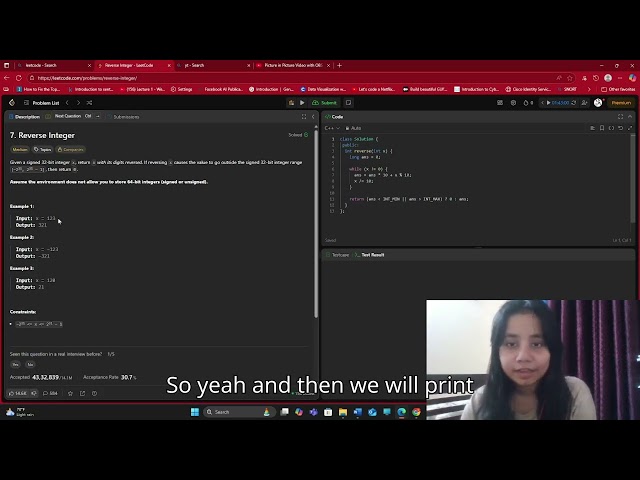 LEETCODE REVERSEINTEGER