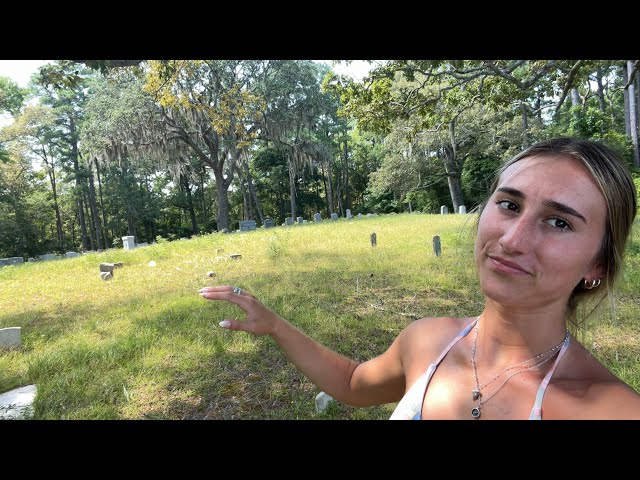 ASMR at an old cemetery 