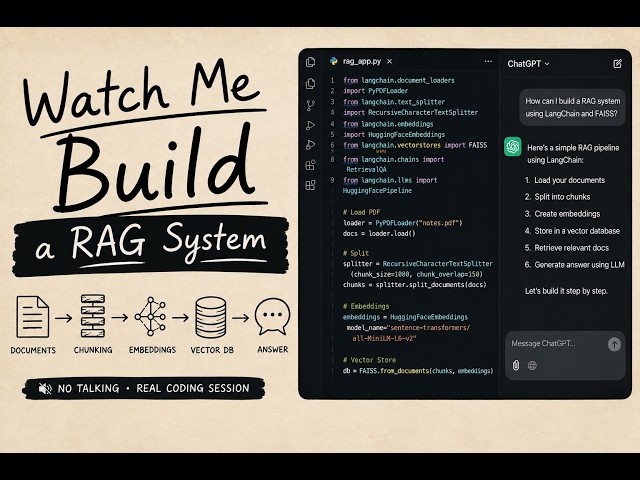Learn AI Development by Watching a Real Build(lesson 4&5) | ChatGPT + VS Code | No Talking