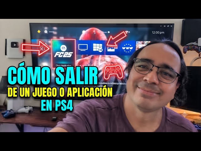 How to exit a PS4 game or application?
