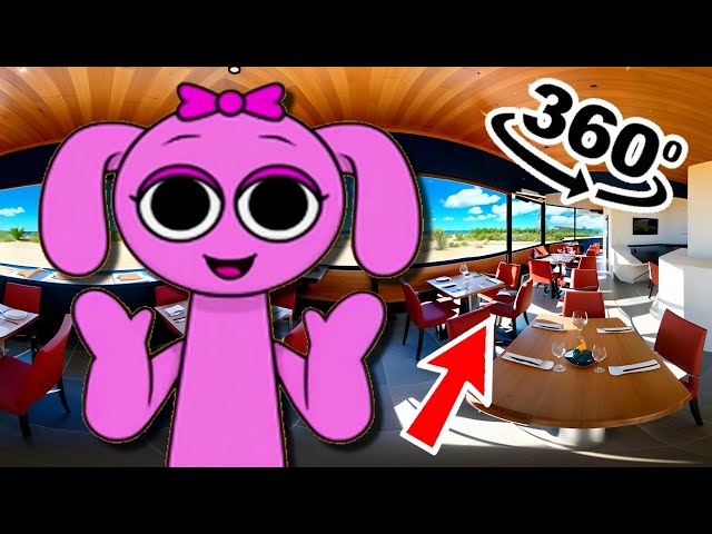 Find Pinki Incredibox Sprunki  in 360° VR  Animation