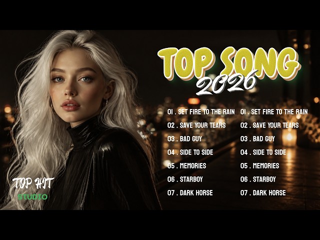 Top Songs CoverVersion 🎶 Best English Songs 2026 | Top Hits Studio