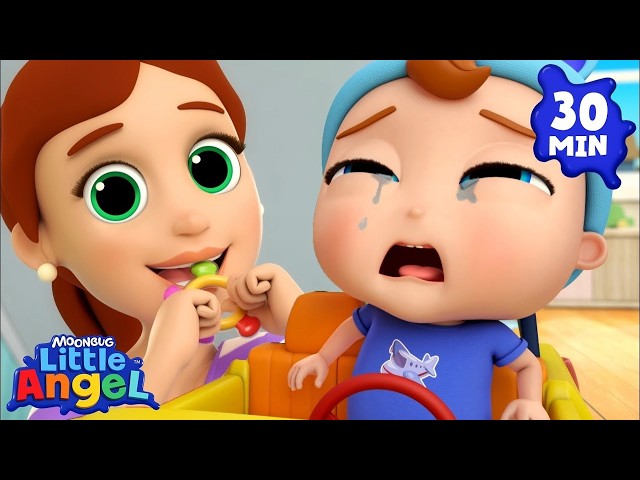 Baby Teething Pain Relief + More Little Angel Nursery Rhymes and Kids Songs | Bingo and Baby John