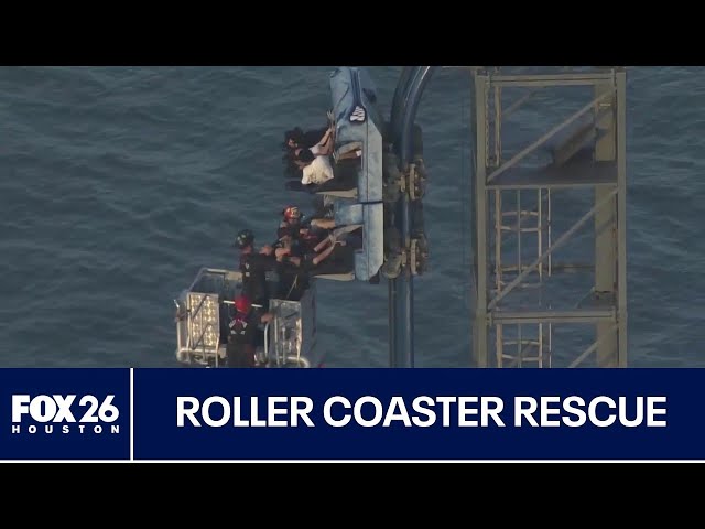 Firefighters speak on Galveston roller coaster rescue
