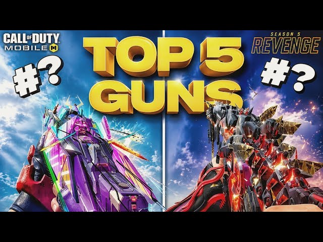 Top 5 best Guns in Cod Mobile Season 5 (2026) #codm