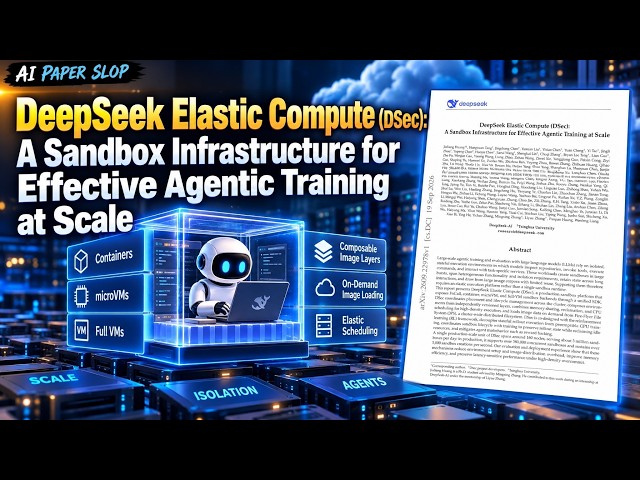 DeepSeek Elastic Compute (DSec): A Sandbox Infrastructure for Effective Agentic Training at Scale