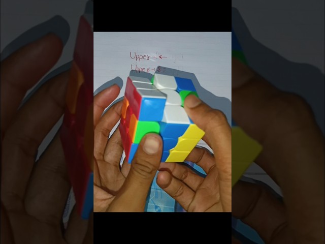 how to Solve Rubik's cube Magic trick Tutorial 😱 #rubikscube #shorts